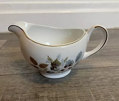 Buy Alfred Meakin Floral Pattern Milk Jug Glo-White Ironstone Pottery Creamer • 5£