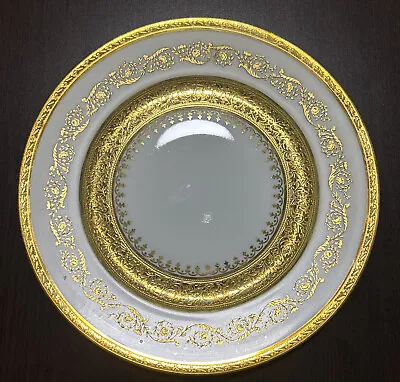 Buy Ceralene Limoges Salad Plate Imperial Imperiale Gold Raynaud • 85.48£