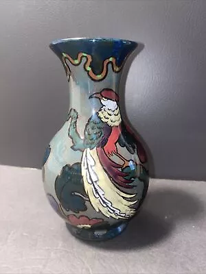 Buy 7” Decoro Made In  England Pottery  Pheasant/Floral Vase • 33.07£