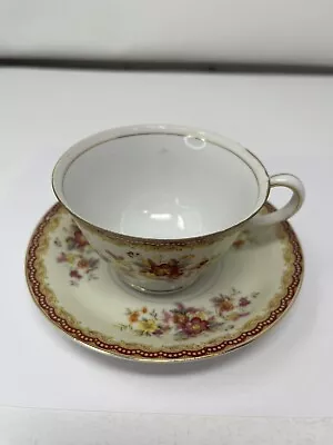 Buy Vintage Japan China Tea  Coffee Cup & Saucer Floral Design • 13.46£