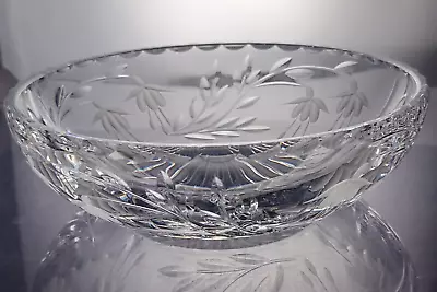 Buy Stuart Crystal Cut Glass Shallow Bowl Cascade 6 1/2 Inch • 27.99£