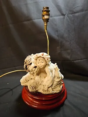 Buy Nao Lamp  Girl  And  Her  Dog • 18.99£