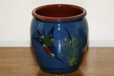 Buy Torquay Pottery Kingfisher Vase Mark Not Readable 10 Cms High • 5£
