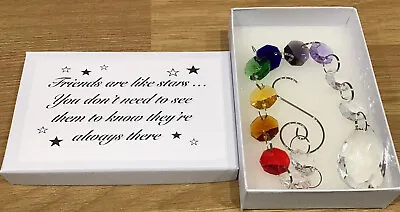 Buy Friend Sun Catcher Rainbows 🌈 Birthday Christmas Secret Santa Cute Caring Gift • 9.50£