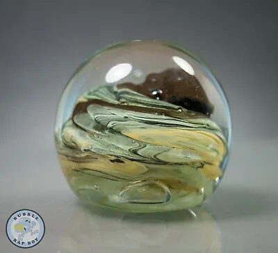 Buy Vintage Alum Glass Paperweight Isle Of Wight • 20£