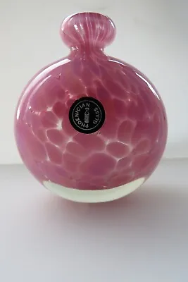Buy Vintage Small Pretty Phoenician Glass Bottle Vase • 12£