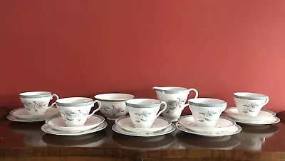 Buy Vintage Royal Grafton Gay Morning Bone China Tea Set - 17 Pieces • 36.99£