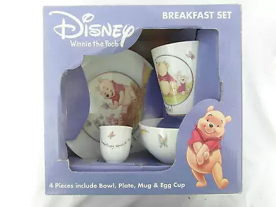 Buy Winnie The Pooh Disney BREAKFAST SET - Child China Plate Bowl Mug Egg NEW  DN164 • 9.99£