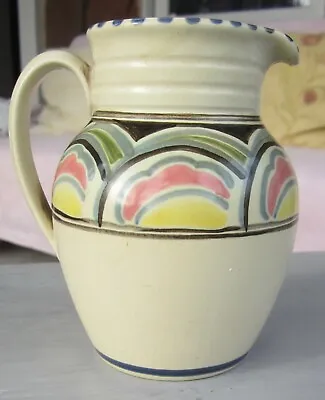 Buy Honiton Pottery Jug Early Impressed Mark Circa 1950's Eastern Scroll • 9.95£