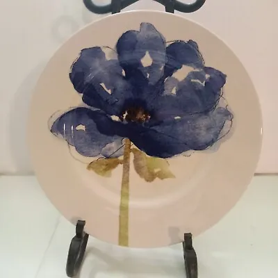 Buy Royal Stafford Blue Poppy Flower Dinner Plates Lot (3) 11” • 38.57£