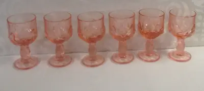 Buy Franciscan Caberet Pink Lotus  Stemmed HEAVY Glassware - 6   - Set Of 6 • 33.21£