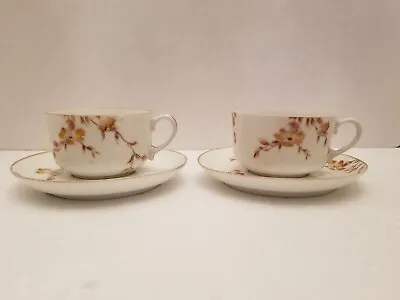 Buy Antique Limoges Haviland 2 Cups & 4 Saucers CHF1870 (a Few Chipped) • 5.75£