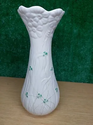 Buy Belleek Irish Porcelain China 8th Mark Daisy Tall Vase 27cm • 30£