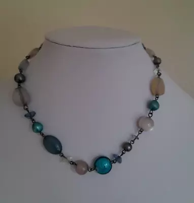 Buy M & S Glass Beaded Necklace • 2.50£