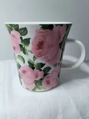 Buy Marks & Spencer  Pretty Pink Rose Bone China  Coffee Mug -vgc • 5£