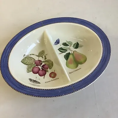 Buy Sarah’s Garden Wedgwood Pottery Divided Serving Dish Queens Ware 1997 • 19.95£