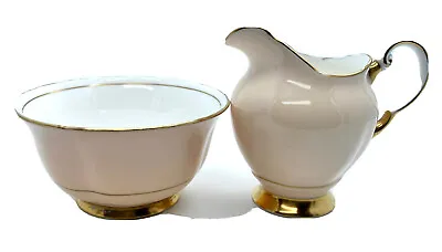 Buy Tuscan China  Plant  Sugar Bowl & Creamer 780986 - Made In England 1940's • 74.35£