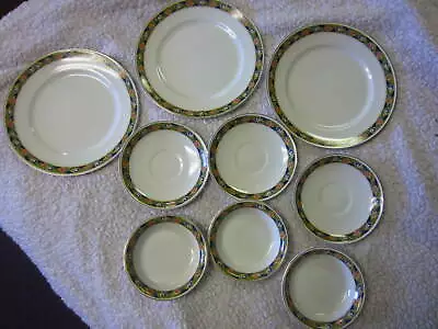 Buy Set Of 9~Vintage Alfred Meakin~ THE HEBRIDES ~Dinnerware~Plates~Saucers~Bowls • 10.43£