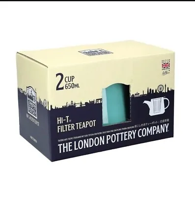 Buy London Pottery HI-T Filter 2 Cup Teapot Splash Green 650 ML • 11.99£