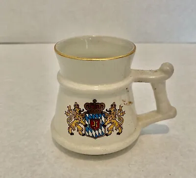 Buy Prinknash Pottery Gloucester Miniature Gold Rimmed Collectable Crested Tankard  • 20£