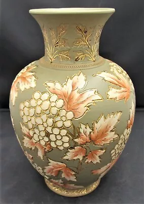 Buy Calvert & Lovatt Langley Ware Art Pottery Vase C.1890, Design By Daisy Calvert • 160£