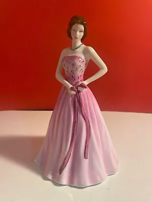 Buy Royal Doulton Ladies Figure 'Tender Is The Heart' HN5250 Pink Ribbon, Decorative • 40£