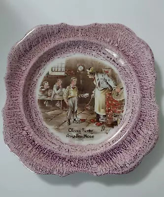 Buy Vintage Oliver Twist Asks For More Lancaster & Sandland Ware Plate England 6  • 28.30£