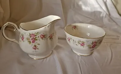 Buy Vintage Duchess June Bouquet Milk Jug And Sugar Bowl, Bone China, Floral, Vgc • 10£