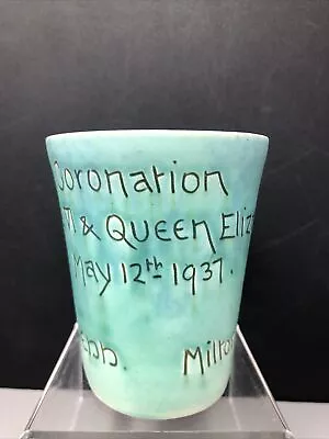 Buy Baron Barnstaple Pottery King Edward VIII 12th May 1937 Coronation Cup Mug #1308 • 20£