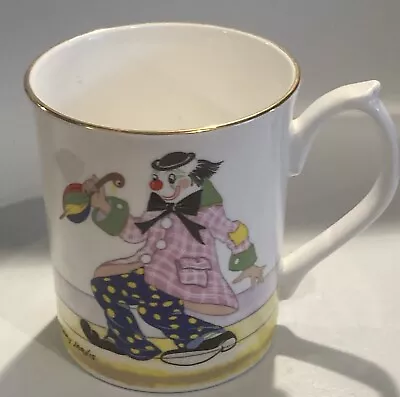 Buy Clown Mug Elizabethan Staffordshire England Fine China Artist Hilary Jarvis • 15£