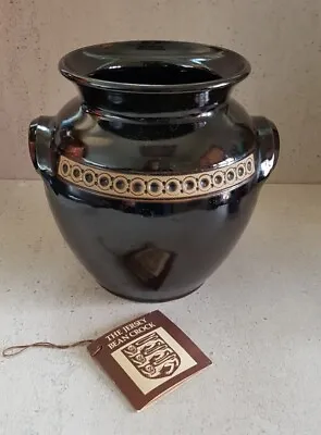 Buy Vintage Jersey Pottery England Farmhouse Stoneware Large Rounded Bean Crock Pot • 35£