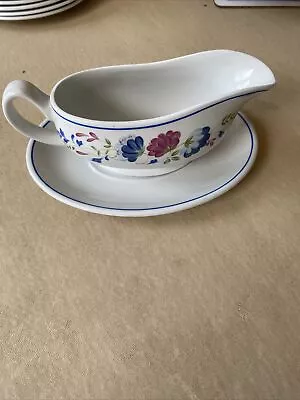 Buy Vintage BHS Priory Tableware Gravy/Sauce Boat And Stand  • 5£