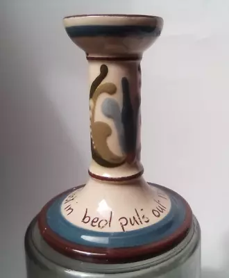 Buy Longpark Pottery Torquay  Candle Stick  MOTTO 11 Cm Vintage • 10£