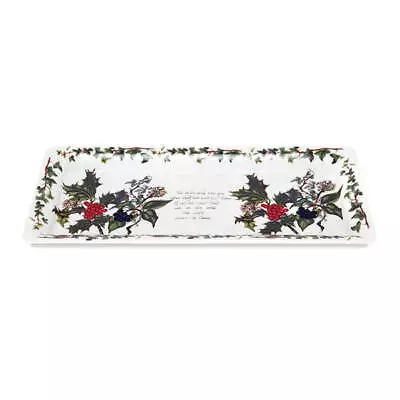 Buy Portmeirion The Holly & The Ivy Rectangle Sandwich Tray • 25.70£