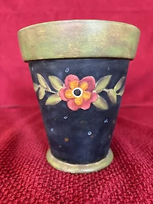 Buy Bobs Pottery, Homestead, Medium 5” Ceramic Flower Pot By Karen Hillard Crouch. • 11.56£