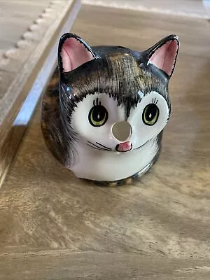 Buy Vintage Hand Painted Babbacombe Pottery Cat String / Wool Holder • 22.99£