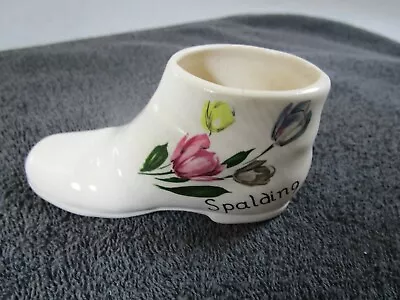 Buy Vintage Collectable Lucky Ceramic Boot Spalding Tulip Design - New Devon Pottery • 2.95£
