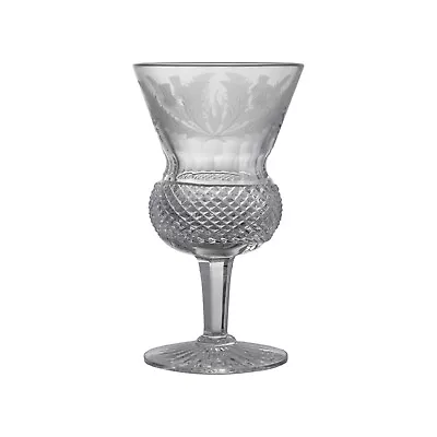 Buy EDINBURGH Crystal - THISTLE Cut - Wine Glass / Glasses - 5 1/8  (2nd) • 70£