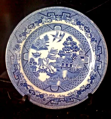 Buy VINTAGE 1930's M R MIDWINTER WILLOW 7 INCH SIDE/TEA PLATE BLUE & WHITE EXC • 3£