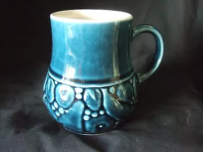 Buy Holkham Blue Pottery Mug Glazed Tea Coffee Cup • 4.99£