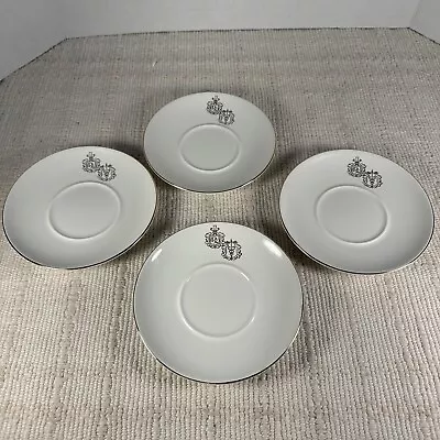 Buy Crestware China 1960s Rx Decoration Physicians Pharmacist Dinnerware, 4 Saucers • 19.64£