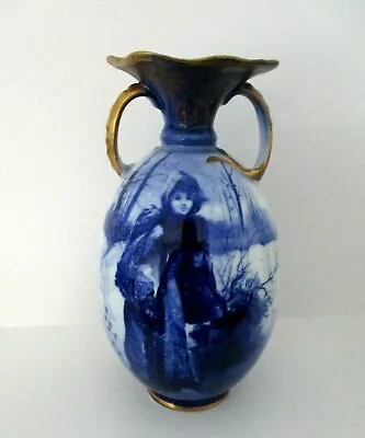 Buy Rare Royal Doulton Seriesware Antique Vase - Blue Children - Perfect !! • 145£