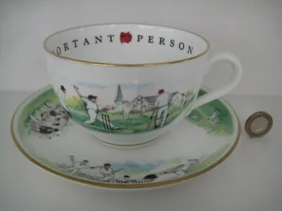 Buy Royal Worcester Very Important Person Cricket Large Tea Cup Saucer Breakfast Vip • 29.99£