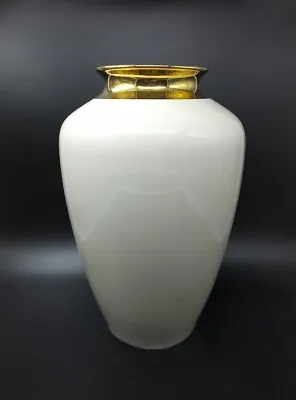 Buy Vintage Hutschenreuther Arzberg Ceramic Vase Germany Bavaria 2018/106 Gilded • 49.95£