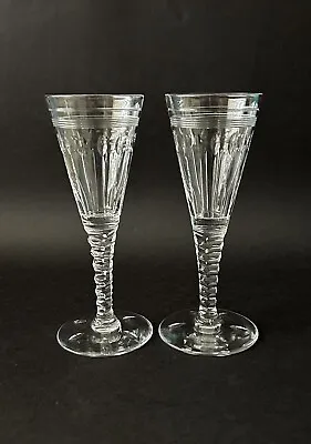Buy Stuart Crystal Oleta Pair Wine Glasses Vintage Art Deco • 50£