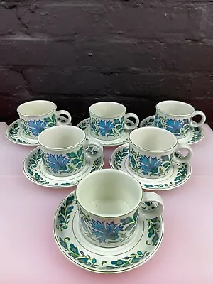 Buy 6 X Midwinter Caprice Cups And Saucers Last Set Available • 24.99£