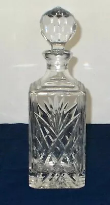 Buy High Quality Heavy Vintage Cut Glass Decanter-whisky Decanter In Good Condition • 12.99£