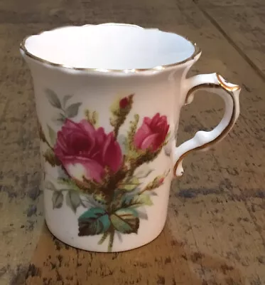 Buy Hammersley Grandmother’s Rose Bone China Miniature Cup With Gold Trim • 4£