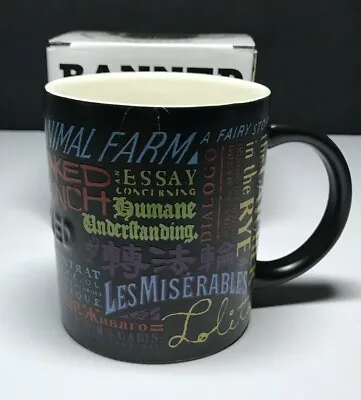 Buy Banned Books Voltaire Coffee Mug Naked Lunch/Catcher In The Rye/Lolita GC • 11.29£