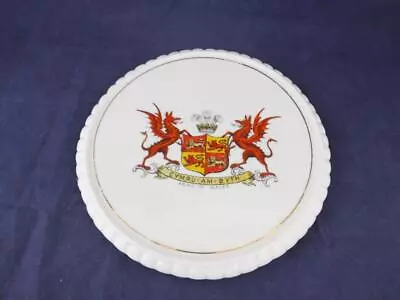 Buy Vintage Goss Crested Ware Teapot Stand - Arms Of Wales. • 9.96£
